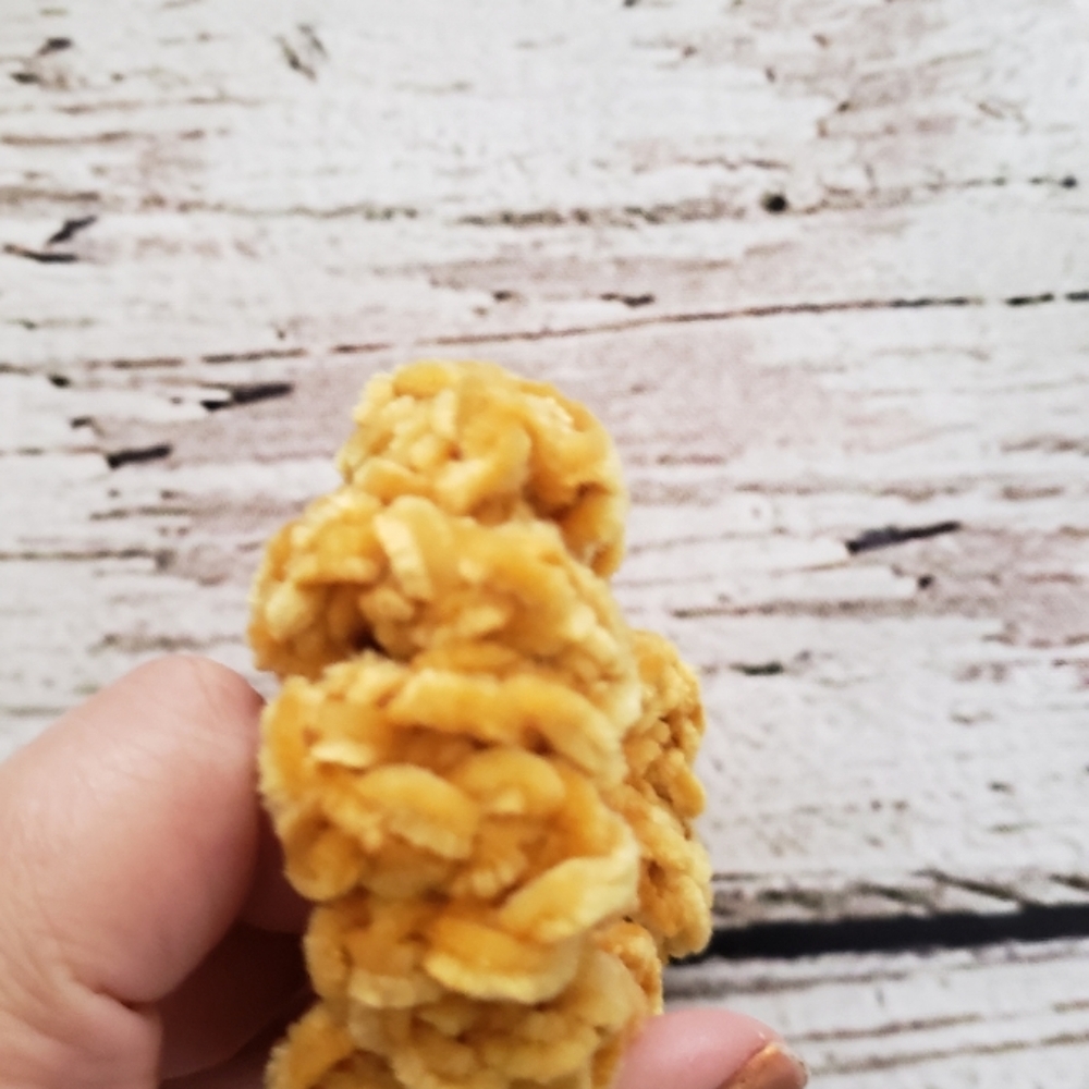 Yellow Velvet Scrunchie - Picture 2 of 3